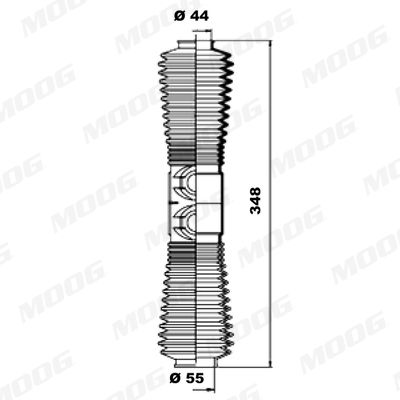 FALTENBALGSATZ LENKUNG MOOG K150072