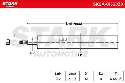 амортисьор STARK SKSA-0132039