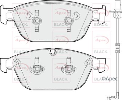 Brake Pad Set APEC PAD1785B