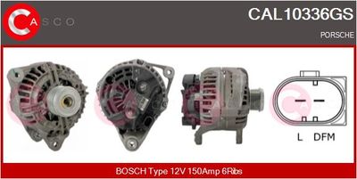 Генератор CASCO CAL10336GS для PORSCHE CAYMAN
