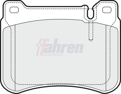 Fahren Brake Pad Set, disc brake FBP3334