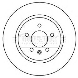 BORG & BECK BBD5262 Тормозные диски для OPEL ZAFIRA TOURER C (P12) 2.0 CDTi (75)