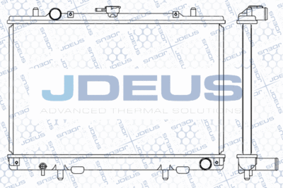 Радиатор, охлаждение двигателя JDEUS 018M34A для MITSUBISHI L200