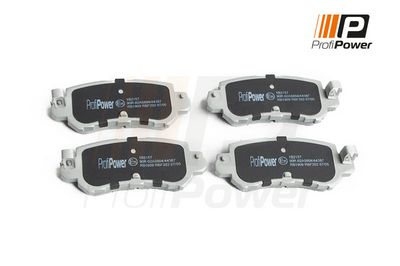 stabdžių trinkelių rinkinys, diskinis stabdys 1B2157 ProfiPower