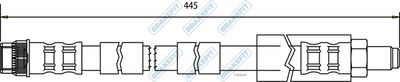 APEC Brake Hose BHO4109