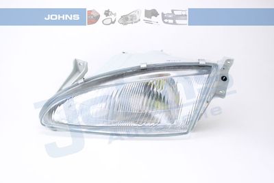 Основная фара JOHNS 39 32 09 для HYUNDAI LANTRA