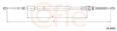 CABLU FRANA DE PARCARE COFLE 106043