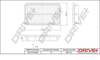 Luftfilter Dr!ve+ DP1110.10.0518