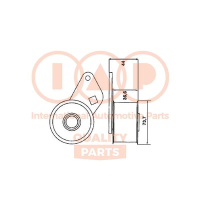 Натяжной ролик, ремень ГРМ IAP QUALITY PARTS 127-14031 для INFINITI QX56