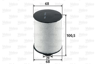 Топливный фильтр VALEO 587914 для FIAT IDEA