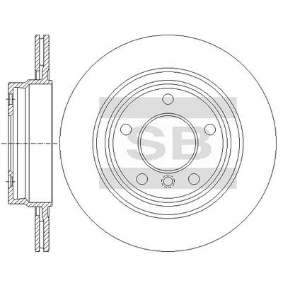 спирачен диск Hi-Q SD5212