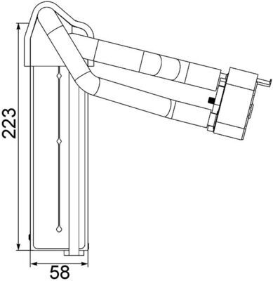 VERDAMPFER KLIMAANLAGE MAHLE AE97000P 1