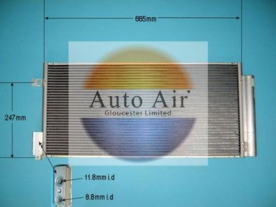 Condenser, air conditioning Auto Air Gloucester 16-9800