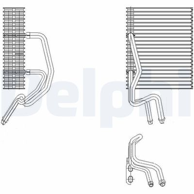 EVAPORATOR AER CONDITIONAT DELPHI TSP0525177
