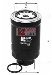 Топливный фильтр CLEAN FILTERS DN 287/A для TOYOTA CALDINA