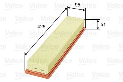 Filtr powietrza VALEO 585080 produkt