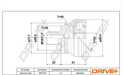 GELENKSATZ ANTRIEBSWELLE