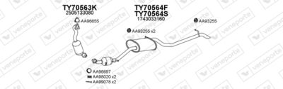 ABGASANLAGE VENEPORTE 700207