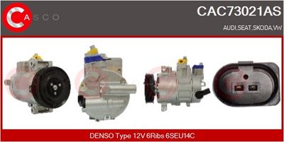 COMPRESOR CLIMATIZARE CASCO CAC73021AS