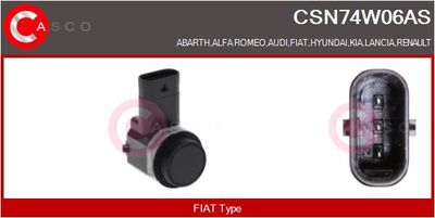 Parkovací senzor CASCO CSN74W06AS