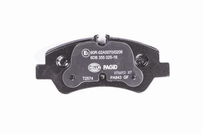 Brake Pad Set, disc brake 8DB 355 025-161