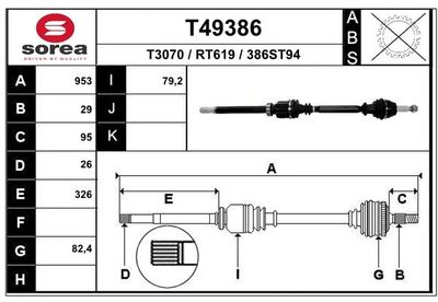 ANTRIEBSWELLE EAI T49386