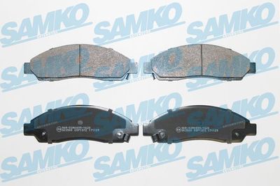 Комплект тормозных колодок, дисковый тормоз SAMKO 5SP1372 для ISUZU D-MAX