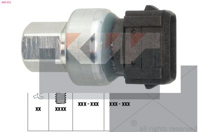 Przełącznik ciśnieniowy, klimatyzacja KW 480072