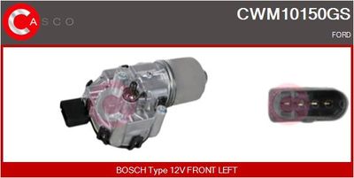 CASCO CWM10150GS Двигатель стеклоочистителя для FORD FOCUS II седан (DB_, FCH, DH)