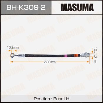 Тормозной шланг MASUMA BH-K309-2 для HYUNDAI i30