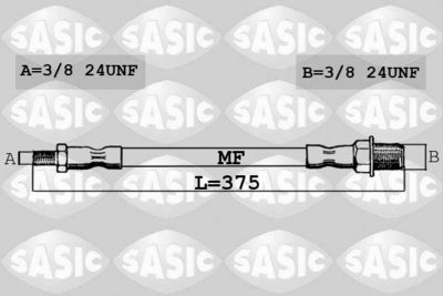 Przewód hamulcowy elastyczny SASIC SBH0162 produkt