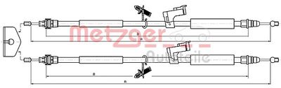 Cable Pull, parking brake 10.5368