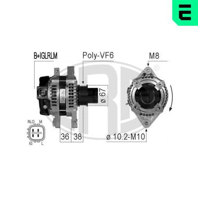 GENERATOR / ALTERNATOR ERA 210773A