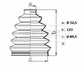 BORG & BECK BCB6314 Пыльник шруса для FORD (Форд Галаx)