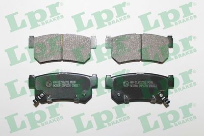 Комплект тормозных колодок, дисковый тормоз LPR 05P1210 для SSANGYONG REXTON