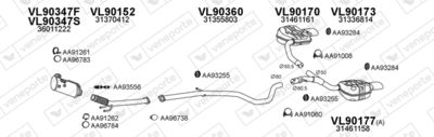 ABGASANLAGE VENEPORTE 900235