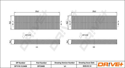 FILTER INNENRAUMLUFT DR!VE+ DP1110120408 9