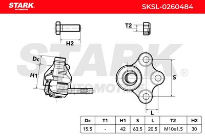 Шарнири STARK SKSL-0260484
