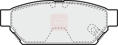 APEC Brake Pad Set, disc brake PAD894