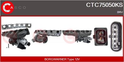 COMPRESOR SISTEM DE SUPRAALIMENTARE CASCO CTC75050KS