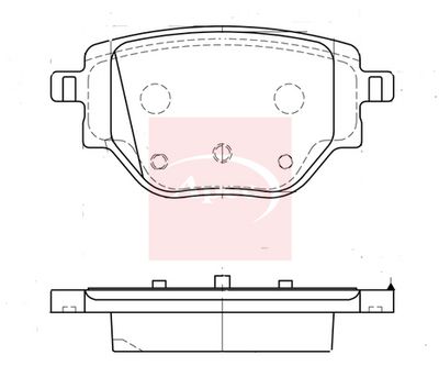 APEC Brake Pad Set, disc brake PAD2337