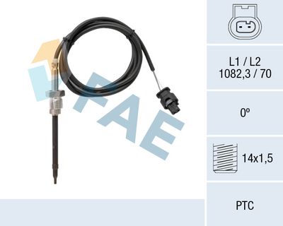 Vorschau Sensor, Abgastemperatur