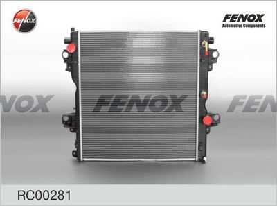 FENOX RC00281 Радіатор охолодження двигуна 