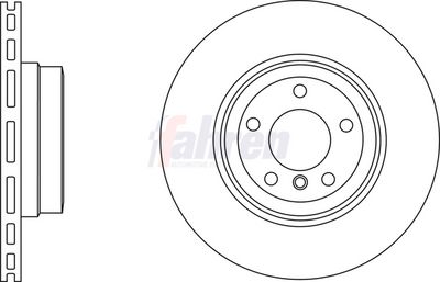Fahren Brake Disc FBD7170