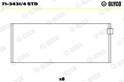 CUZINETI BIELA GLYCO 7134314STD