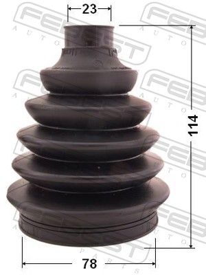 Bellow, drive shaft 0217P-E11