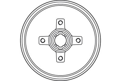 BREMSTROMMEL TRW DB4134BR 1