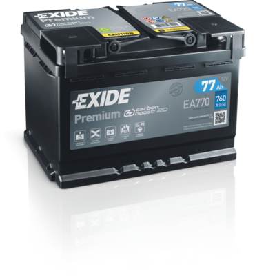 Стартерная аккумуляторная батарея EXIDE EA770 для HONDA CIVIC