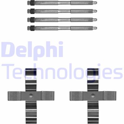 Комплектующие, колодки дискового тормоза DELPHI LX0703 для BMW 2