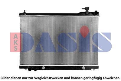 Радиатор, охлаждение двигателя AKS DASIS 070144N для INFINITI FX